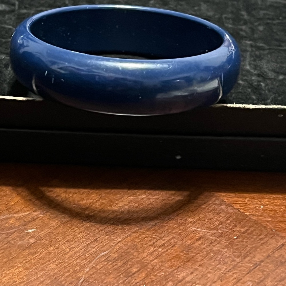 Navy Blue Bangle Bracelet